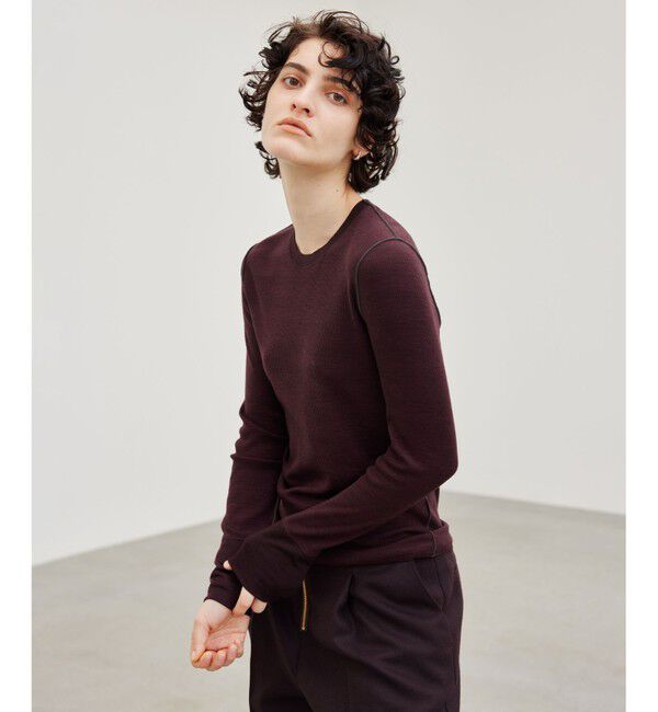 BEIGE,「【洗える】FORD / クルーネックトップス」|Tシャツ・カットソー|Bordeaux&times;C Gray