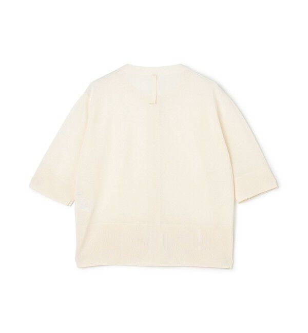 BEIGE,「MOISE / シアーニット　5分袖カーディガン」|ニット・セーター|