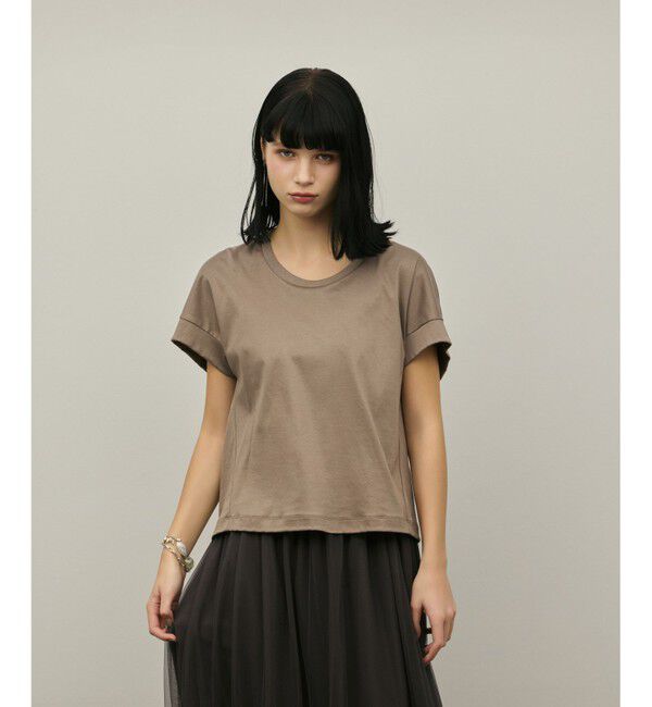 Diagram「ルーズカットTシャツ」|Tシャツ・カットソー|ブラウン