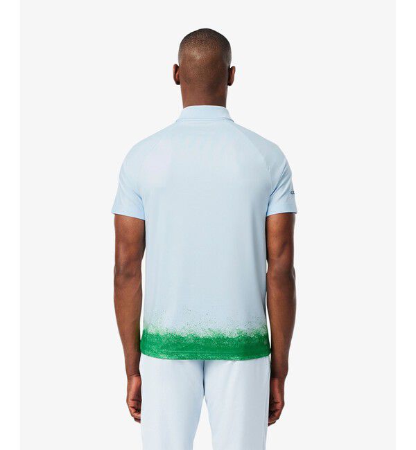 LACOSTE「『メドベージェフ』ウルトラドライ コートデザインポロシャツ」|ポロシャツ|