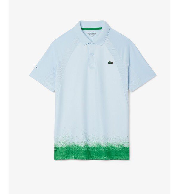 LACOSTE「『メドベージェフ』ウルトラドライ コートデザインポロシャツ」|ポロシャツ|