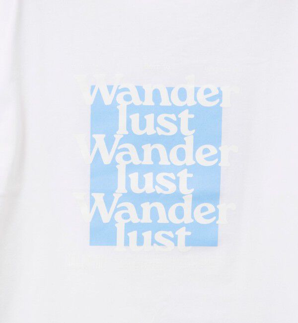 Rie Miller「Wander lustウォッシャブルワイドシルエットプリントTシャツ」|Tシャツ・カットソー|