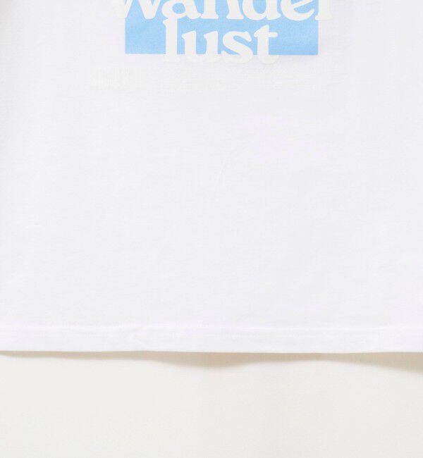 Rie Miller「Wander lustウォッシャブルワイドシルエットプリントTシャツ」|Tシャツ・カットソー|