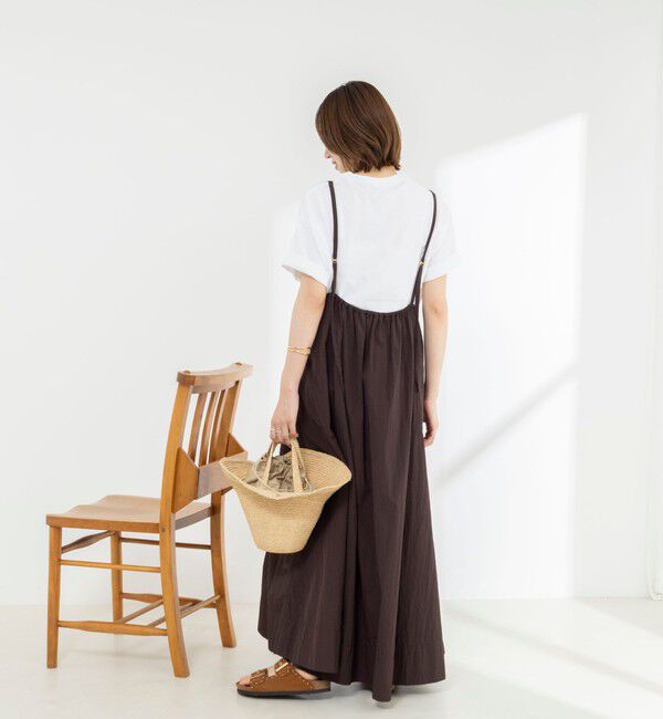 Rie Miller「Wander lustウォッシャブルワイドシルエットプリントTシャツ」|Tシャツ・カットソー|