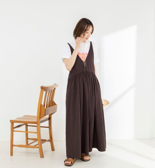 Rie Miller「Wander lustウォッシャブルワイドシルエットプリントTシャツ」|Tシャツ・カットソー|