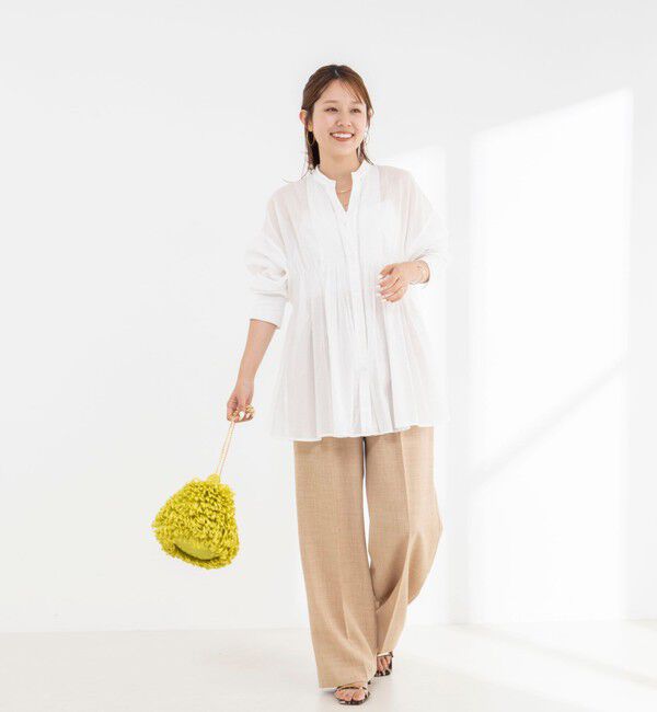 NOLLEY'S「《セットアップ対応》【BECシリーズ】ウォッシャブルリネンライク2タックパンツ」|その他|