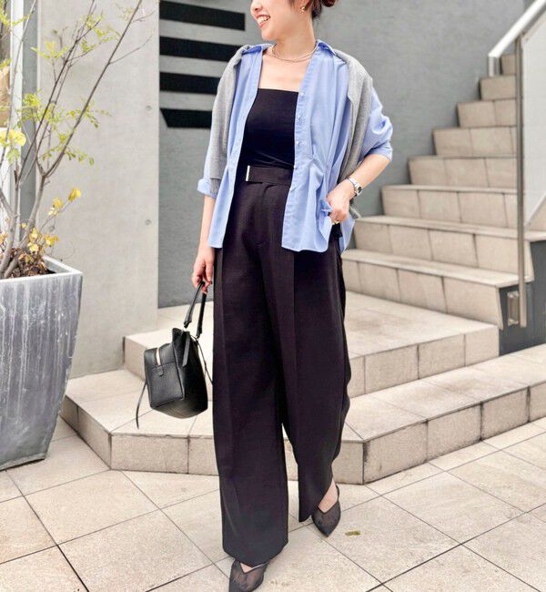 NOLLEY'S「《セットアップ対応》【BECシリーズ】ウォッシャブルリネンライク2タックパンツ」|その他|