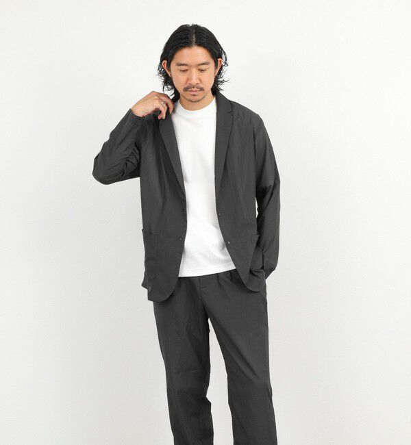 NOLLEY'S goodman「《ビジカジ/セットアップ対応》軽量シアーリップストップ ジャケット 26SS」|テーラードジャケット|