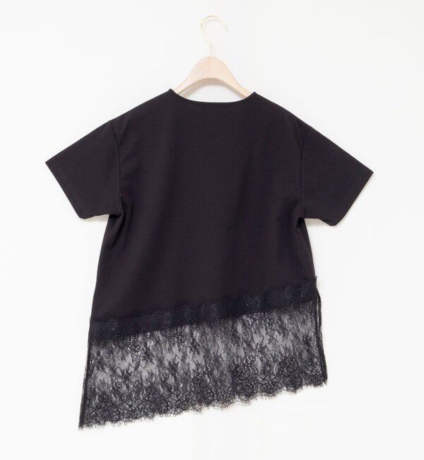 NOLLEY'S sophi「【BECシリーズ】ウォッシャブル裾レースイレヘムＴシャツ」|Tシャツ・カットソー|