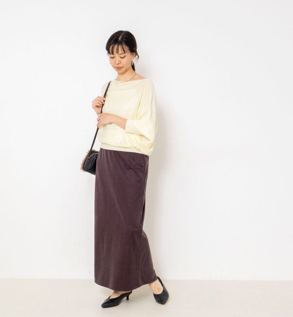 NOLLEY'S sophi「【BECシリーズ】【一部WEB限定カラーアイテム】ドレープドルマンプルオーバー」|ニット・セーター|