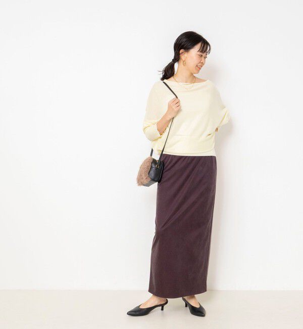 NOLLEY'S sophi「【BECシリーズ】【一部WEB限定カラーアイテム】ドレープドルマンプルオーバー」|ニット・セーター|