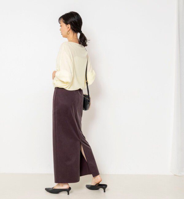 NOLLEY'S sophi「【BECシリーズ】【一部WEB限定カラーアイテム】ドレープドルマンプルオーバー」|ニット・セーター|
