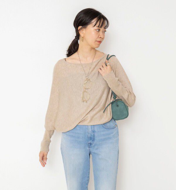 NOLLEY'S sophi「【BECシリーズ】【一部WEB限定カラーアイテム】ドレープドルマンプルオーバー」|ニット・セーター|