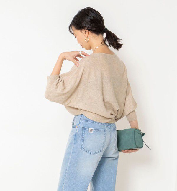 NOLLEY'S sophi「【BECシリーズ】【一部WEB限定カラーアイテム】ドレープドルマンプルオーバー」|ニット・セーター|