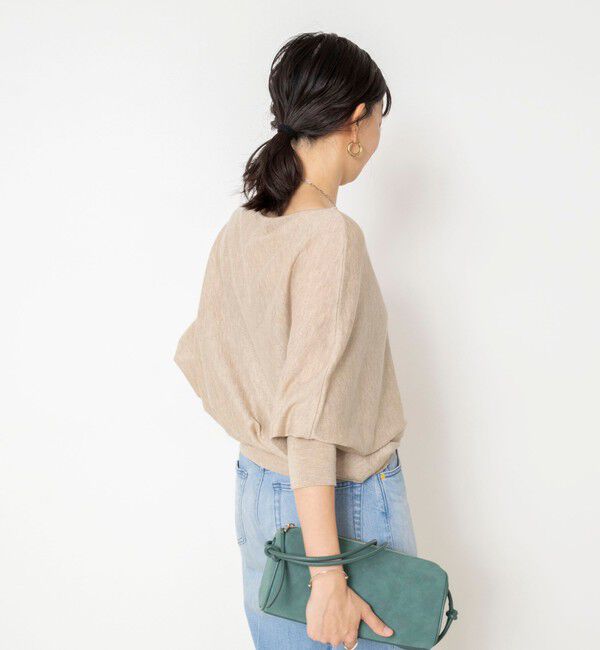 NOLLEY'S sophi「【BECシリーズ】【一部WEB限定カラーアイテム】ドレープドルマンプルオーバー」|ニット・セーター|