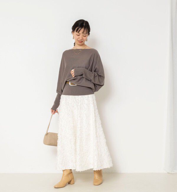 NOLLEY'S sophi「【BECシリーズ】【一部WEB限定カラーアイテム】ドレープドルマンプルオーバー」|ニット・セーター|