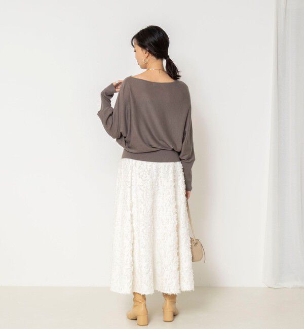 NOLLEY'S sophi「【BECシリーズ】【一部WEB限定カラーアイテム】ドレープドルマンプルオーバー」|ニット・セーター|
