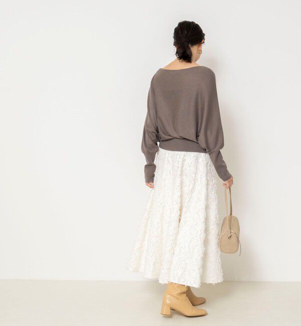 NOLLEY'S sophi「【BECシリーズ】【一部WEB限定カラーアイテム】ドレープドルマンプルオーバー」|ニット・セーター|