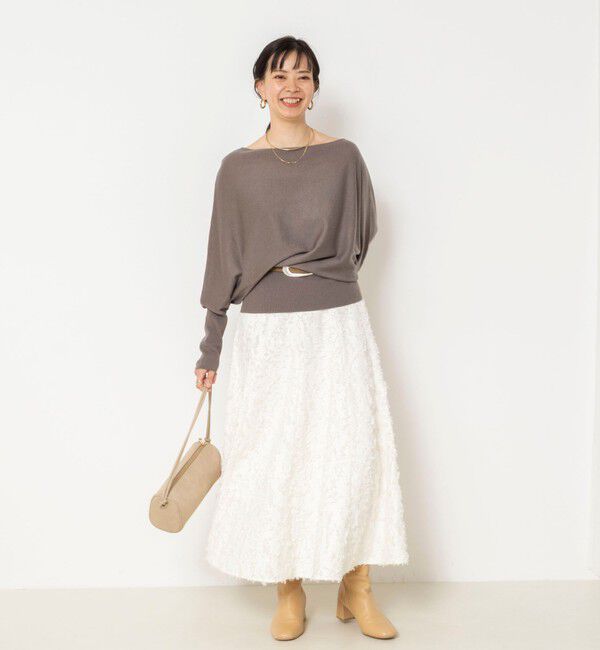 NOLLEY'S sophi「【BECシリーズ】【一部WEB限定カラーアイテム】ドレープドルマンプルオーバー」|ニット・セーター|