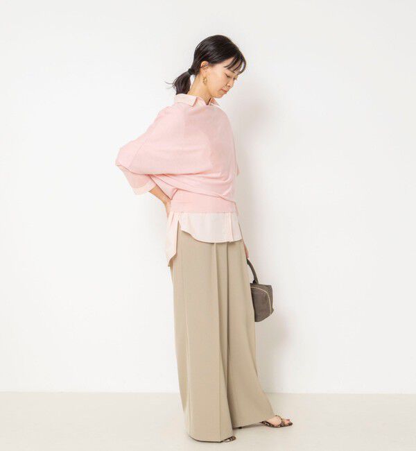 NOLLEY'S sophi「【BECシリーズ】【一部WEB限定カラーアイテム】ドレープドルマンプルオーバー」|ニット・セーター|