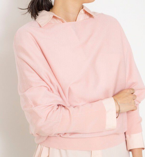 NOLLEY'S sophi「【BECシリーズ】【一部WEB限定カラーアイテム】ドレープドルマンプルオーバー」|ニット・セーター|