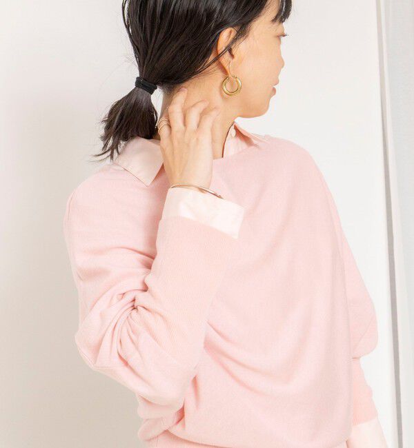 NOLLEY'S sophi「【BECシリーズ】【一部WEB限定カラーアイテム】ドレープドルマンプルオーバー」|ニット・セーター|