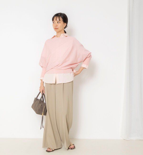 NOLLEY'S sophi「【BECシリーズ】【一部WEB限定カラーアイテム】ドレープドルマンプルオーバー」|ニット・セーター|
