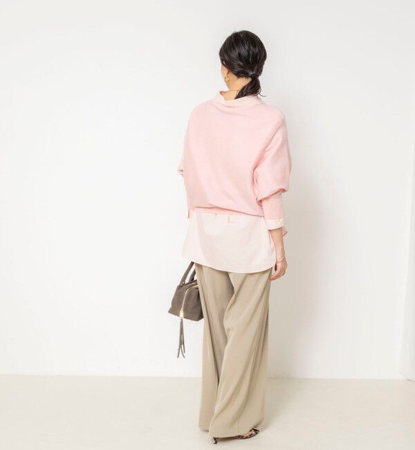 NOLLEY'S sophi「【BECシリーズ】【一部WEB限定カラーアイテム】ドレープドルマンプルオーバー」|ニット・セーター|