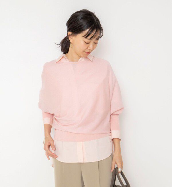 NOLLEY'S sophi「【BECシリーズ】【一部WEB限定カラーアイテム】ドレープドルマンプルオーバー」|ニット・セーター|