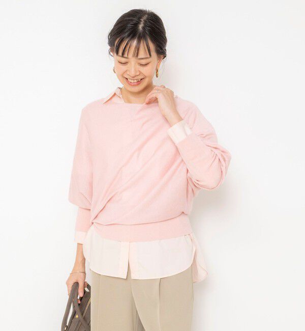 NOLLEY'S sophi「【BECシリーズ】【一部WEB限定カラーアイテム】ドレープドルマンプルオーバー」|ニット・セーター|