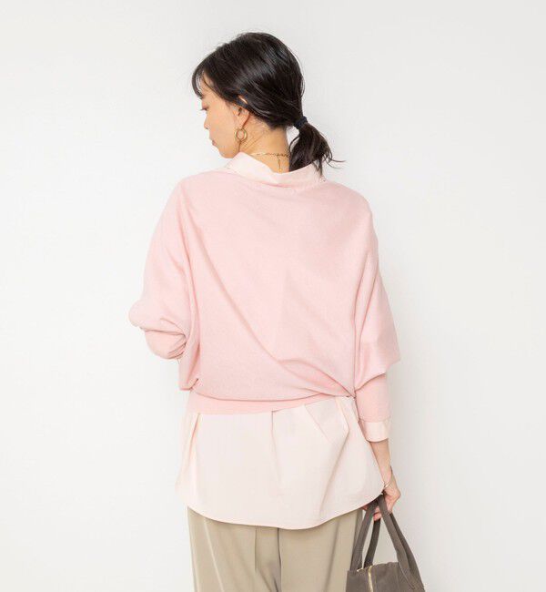 NOLLEY'S sophi「【BECシリーズ】【一部WEB限定カラーアイテム】ドレープドルマンプルオーバー」|ニット・セーター|