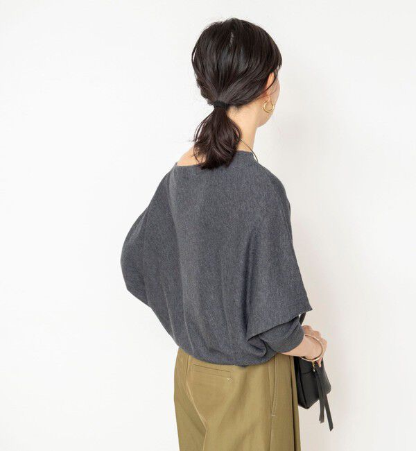 NOLLEY'S sophi「【BECシリーズ】【一部WEB限定カラーアイテム】ドレープドルマンプルオーバー」|ニット・セーター|