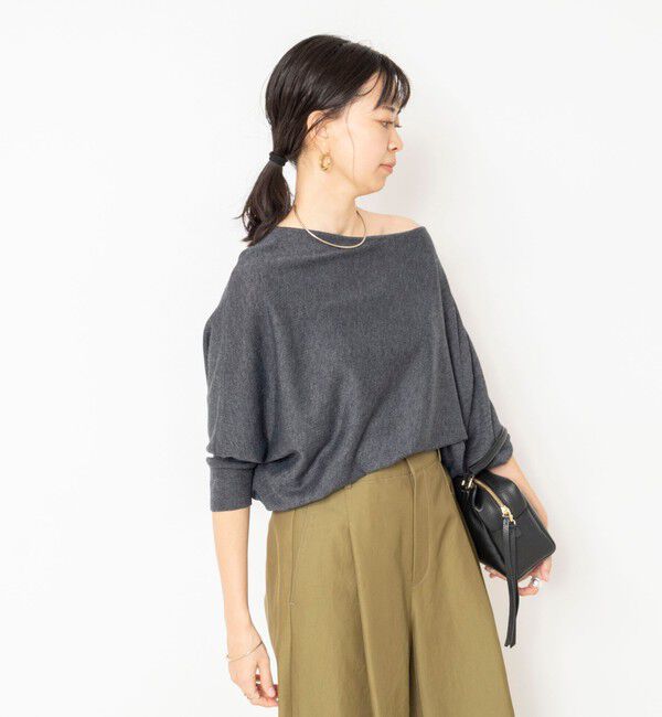 NOLLEY'S sophi「【BECシリーズ】【一部WEB限定カラーアイテム】ドレープドルマンプルオーバー」|ニット・セーター|