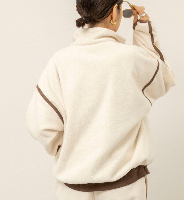 MAQWEL「【MAQWEL/マクウェル】《セットアップ対応》配色フリースプルオーバー」|Tシャツ・カットソー|