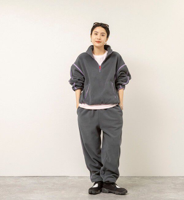 MAQWEL「【MAQWEL/マクウェル】《セットアップ対応》配色フリースプルオーバー」|Tシャツ・カットソー|