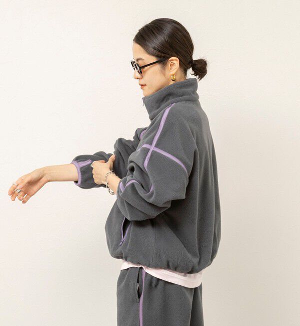 MAQWEL「【MAQWEL/マクウェル】《セットアップ対応》配色フリースプルオーバー」|Tシャツ・カットソー|