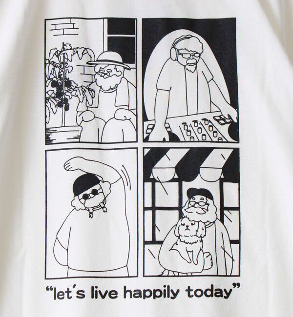 FREDY MAC「【FREDYMAC/フレディマック】度詰め天竺オジサン刺繍TEE」|Tシャツ・カットソー|