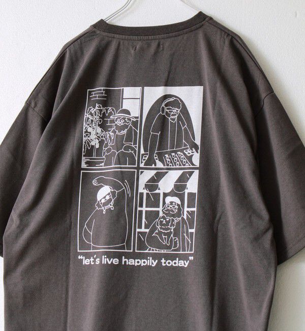 FREDY MAC「【FREDYMAC/フレディマック】度詰め天竺オジサン刺繍TEE」|Tシャツ・カットソー|
