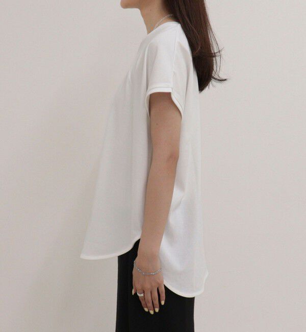 fredy emue「【UVカット/接触冷感】フレンチロゴＴシャツ」|Tシャツ・カットソー|