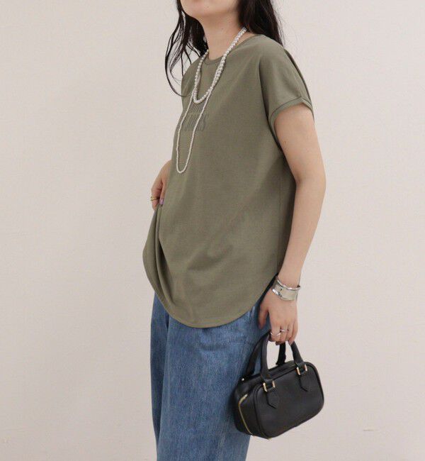 fredy emue「【UVカット/接触冷感】フレンチロゴＴシャツ」|Tシャツ・カットソー|