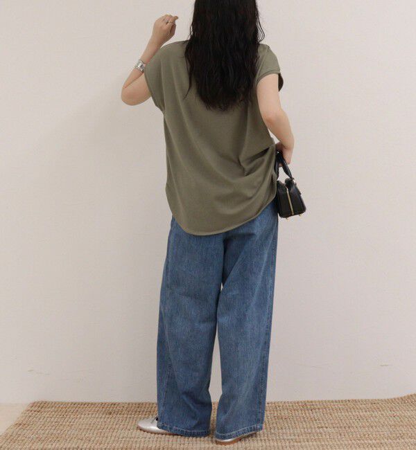 fredy emue「【UVカット/接触冷感】フレンチロゴＴシャツ」|Tシャツ・カットソー|