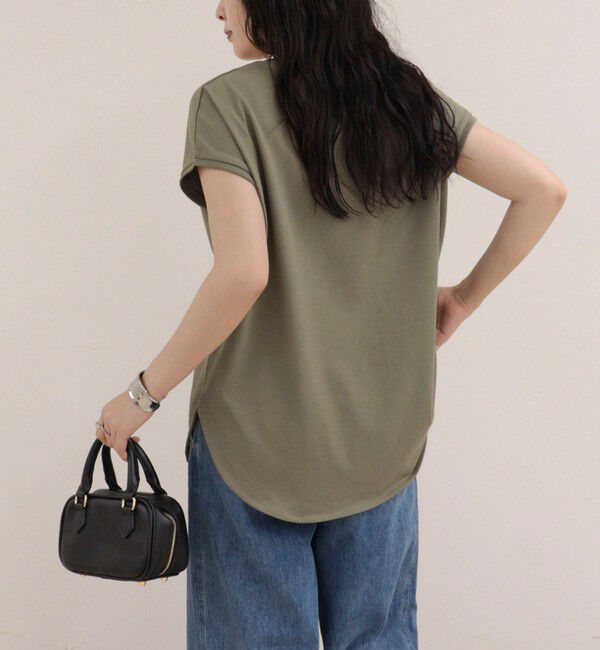 fredy emue「【UVカット/接触冷感】フレンチロゴＴシャツ」|Tシャツ・カットソー|