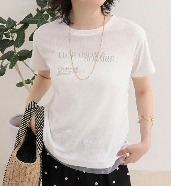 fredy emue「シアーレイヤードＴシャツ」|Tシャツ・カットソー|