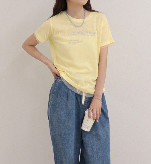 fredy emue「シアーレイヤードＴシャツ」|Tシャツ・カットソー|