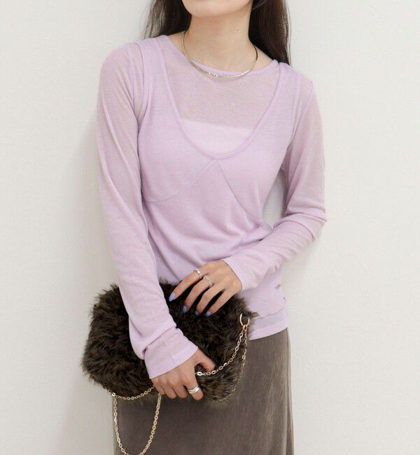 fredy emue「レイヤードタンクセットロンTシャツ」|Tシャツ・カットソー|