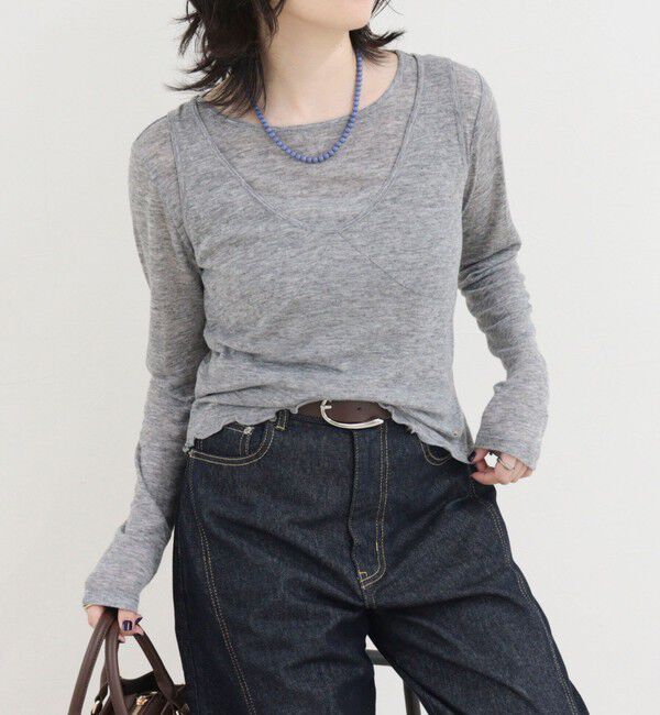 fredy emue「レイヤードタンクセットロンTシャツ」|Tシャツ・カットソー|