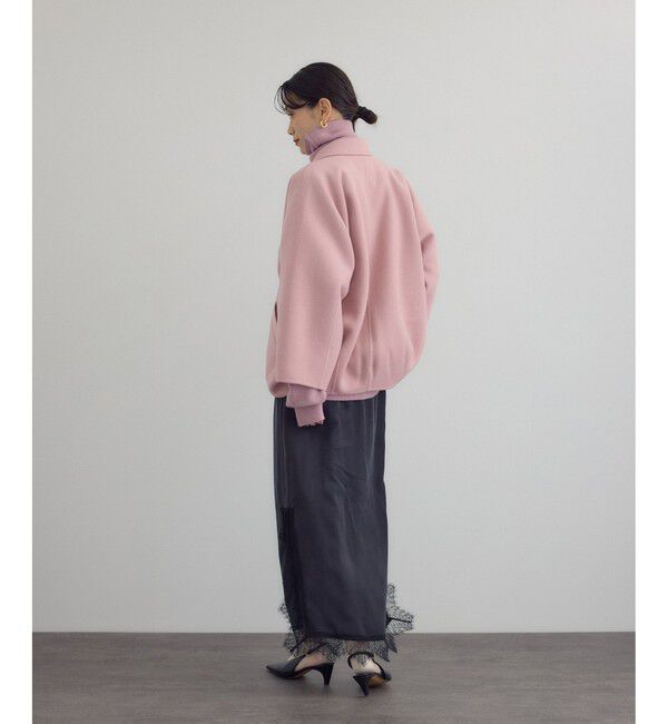 SALON adam et rope'「【extreme cashmere（エクストリーム・カシミア）】bog ニットブルゾン」|ブルゾン・スタジャン|