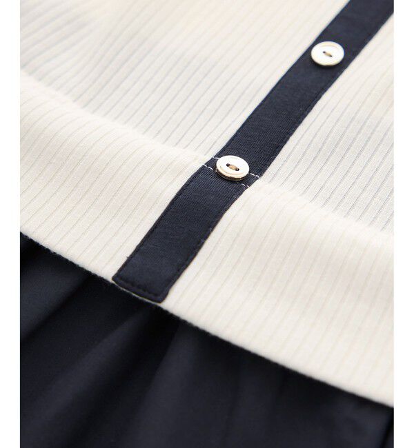 Rope&rsquo;Picnic「キーネック布帛ドッキングカットワンピース」|ワンピース|