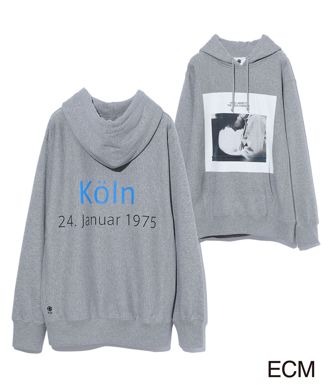 ADAM ET ROPE'「〈KEITH JARRETT〉PHOTO PARKA」|パーカー|グレー(07)