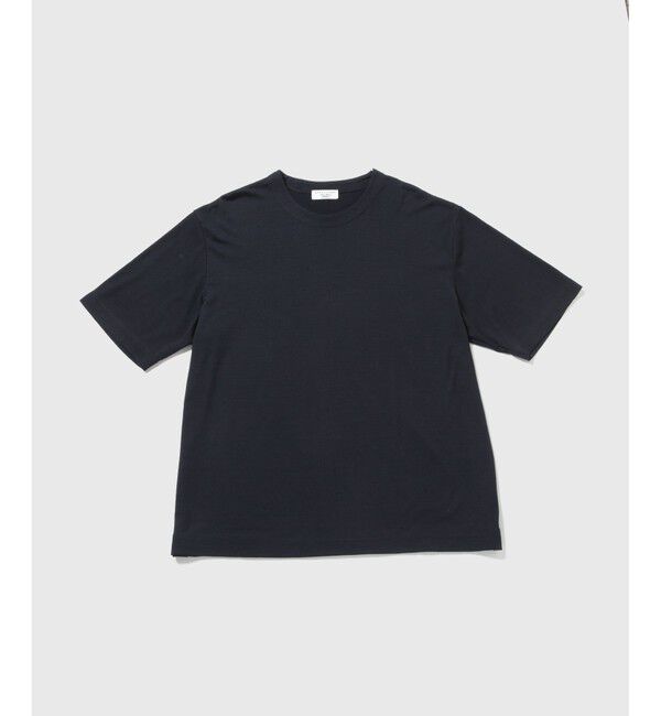 ADAM ET ROPE'「【NIKKE】ウール天竺 ハーフスリーブ ニットT」|Tシャツ・カットソー|